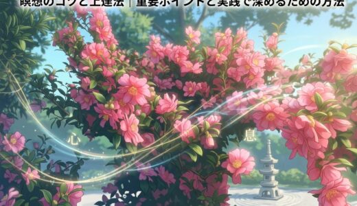 瞑想のコツと上達法｜重要ポイントと実践で深めるための方法