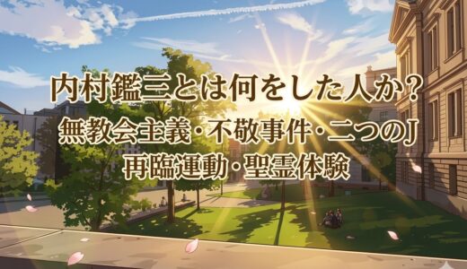 内村鑑三とは何をした人か｜無教会主義・不敬事件・聖霊体験・二つのJをわかりやすく解説