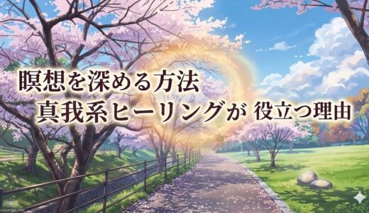 瞑想を深める方法｜真我系ヒーリングが役立つ理由