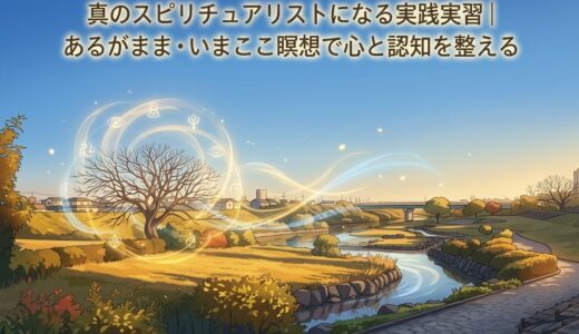 真のスピリチュアリストになる実践実習｜あるがまま・いまここ瞑想で心と認知を整える